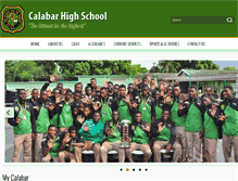 Tablet Screenshot of calabarhighschool.com
